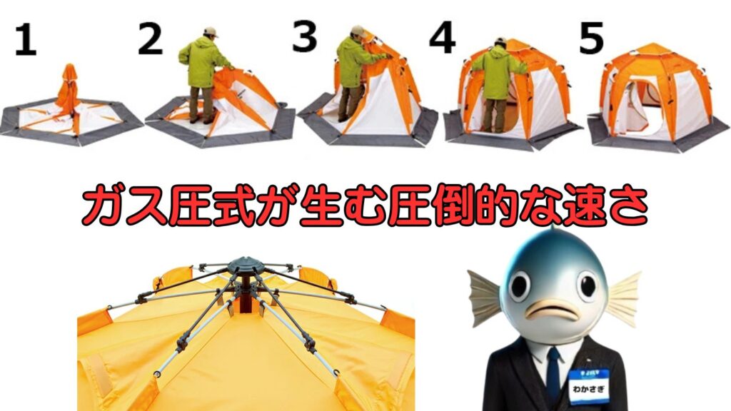 コールマン アイスフィッシングシェルターオート徹底レビュー！冬の