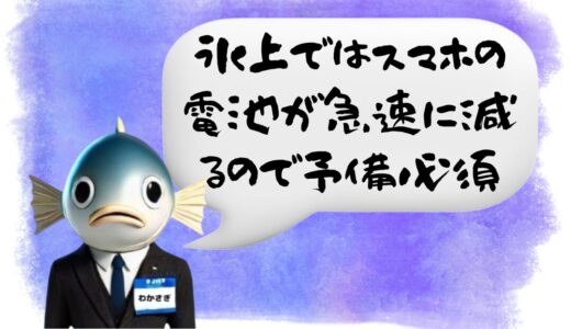 〖わかさぎ課長からのアドバイス〗寒さでスマホが急停止する理由と防ぐためのベスト行動